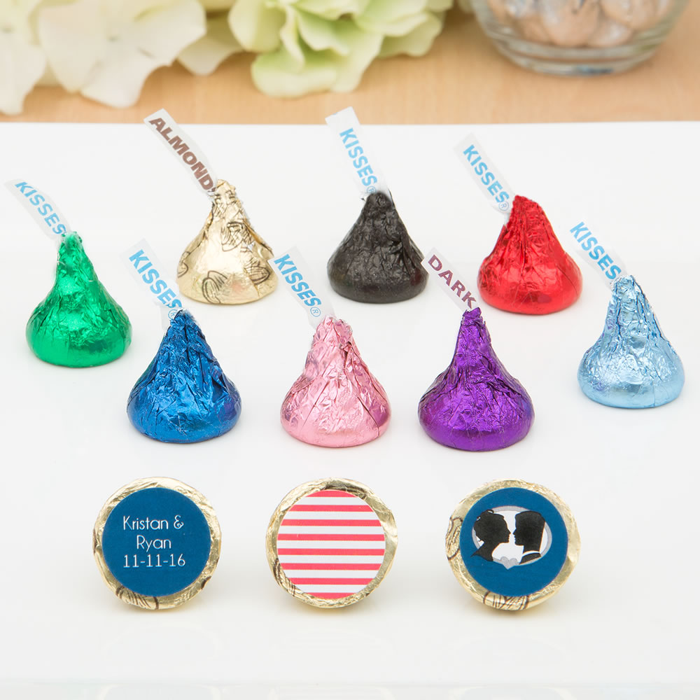 300 Premium Personalized Hershey Kisses Baby Bridal Shower Birthday 