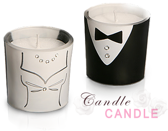 personalized candle holders wedding favors