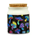 Mini Stash jar with Mushroom design in 12 pc display